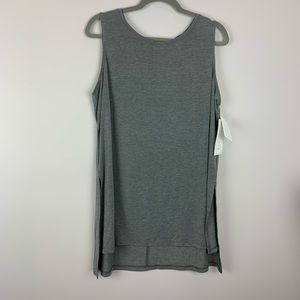 Athleta side split tank size large in grey